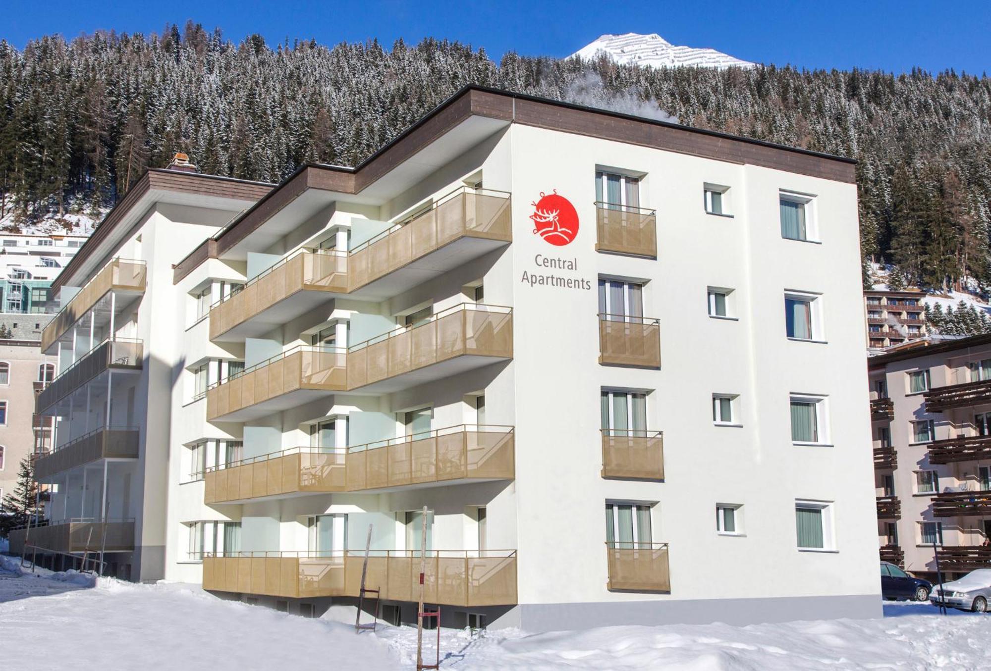 Central Apartments Давос Экстерьер фото