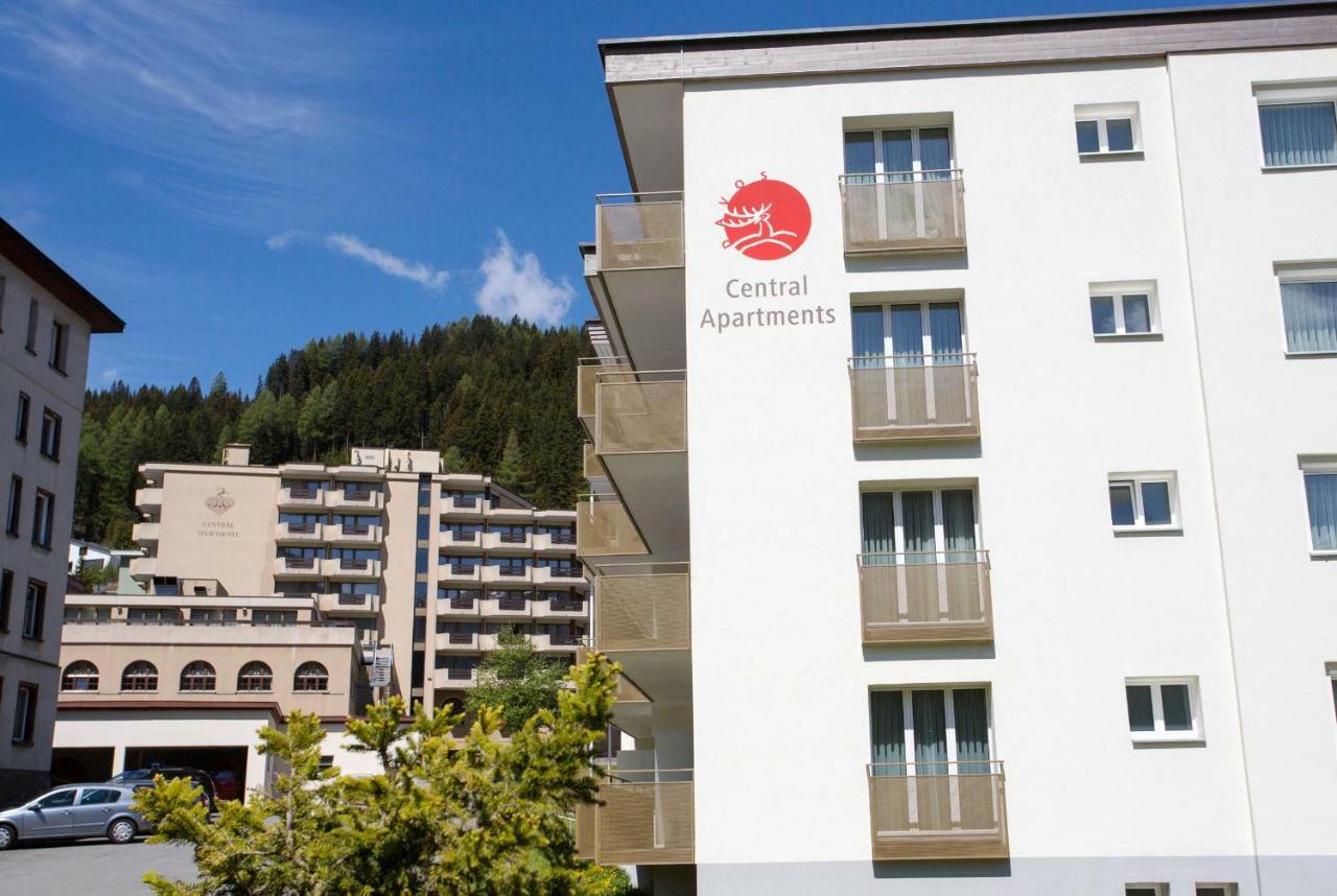 Central Apartments Давос Экстерьер фото