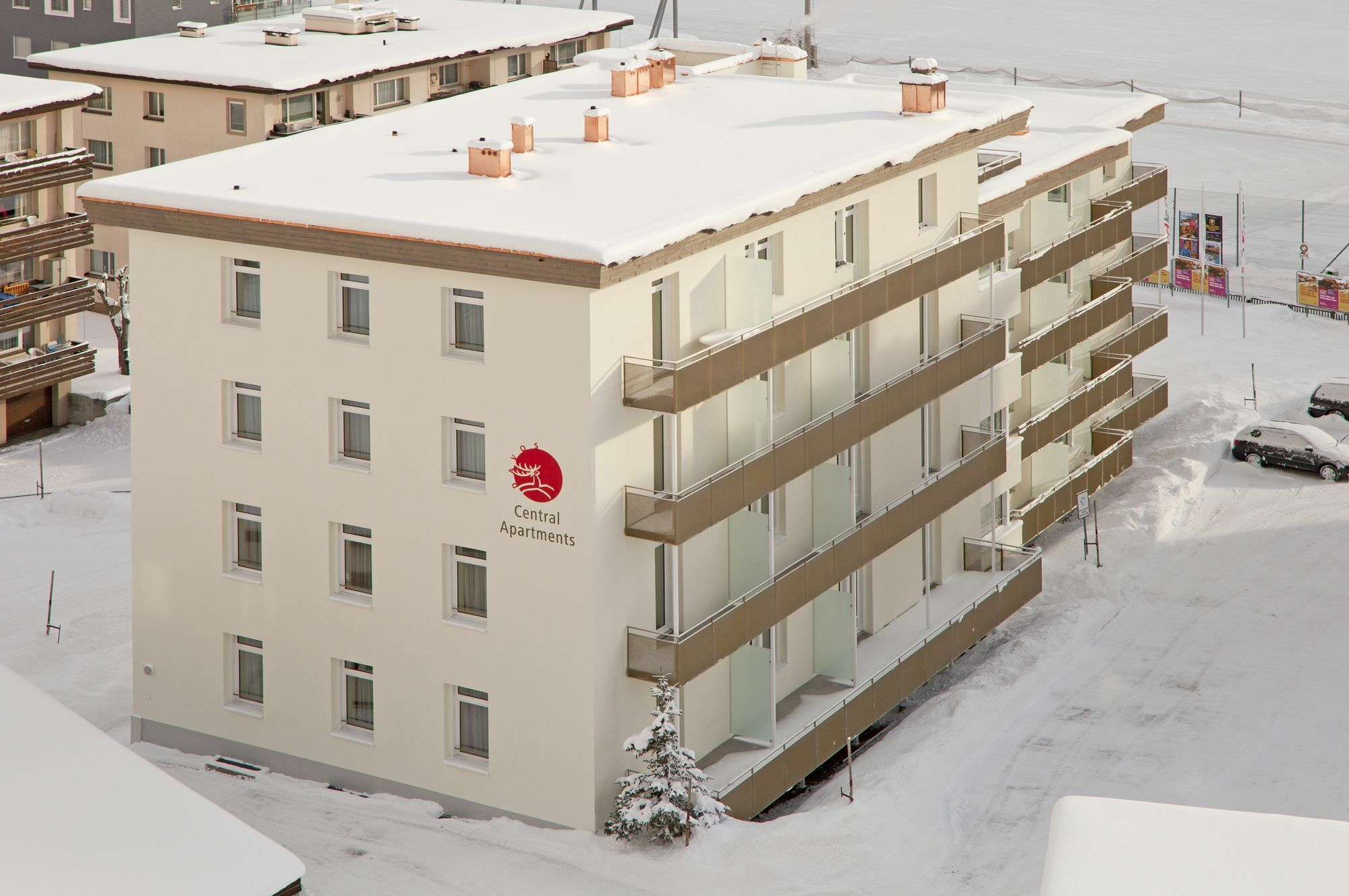 Central Apartments Давос Экстерьер фото